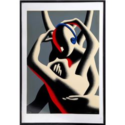 Mark Kostabi, Love in Stereo, Serigraph