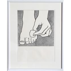 Roy Lichtenstein, Foot Medication C. App. 3, Offset Lithograph