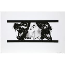 Robert Longo, Strong in Love, Photo-Aquatint Etching