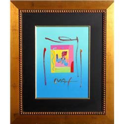 Peter Max, Love Deluxe v. III, Acrylic and Collage