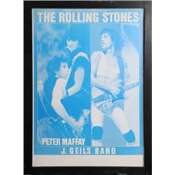 The Rolling Stones, Peter Maffay and The J. Geils Band, Concert Poster