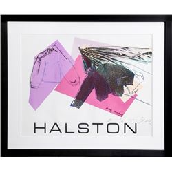 Andy Warhol, Halston Advertising Campaign: Women's Wear, Signed by Warhol / Halston Poster