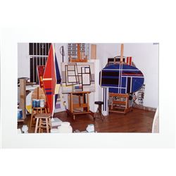 Jonathan Singer, Ilya Bolotowsky's Studio - Spring Street NYC, Digital Inkjet Print