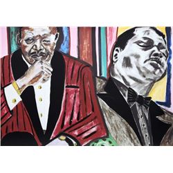 Frederick J. Brown, Oscar Peterson, Serigraph