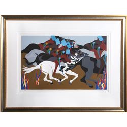 Jacob Lawrence, Toussant at Ennery from Toussant L'Ouverture, Screenprint