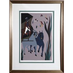 Jacob Lawrence, The Coachman, Screenprint