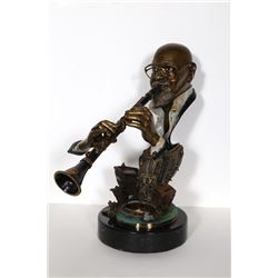 Paul Wegner, Mr. New Orleans, Bronze and Brass Sculpture