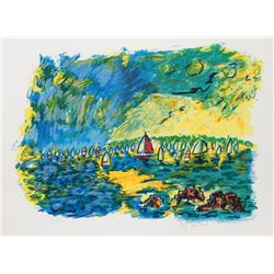 Wayne Ensrud, Upwind, Lithograph