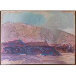 Suzanne Martyl, New Mexico Landscape, Oil Painting