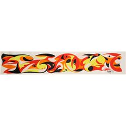 Dorian, Pacific Northwest Pattern, Acrylic Painting