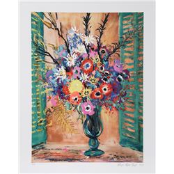 Lloyd Lozes Goff, Bouquet, Lithograph