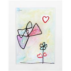 Avi Farin, Love Butterflies VI, Acrylic Painting