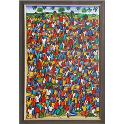 Lesley Hyppolite, Haiti, Oil Painting