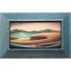 Alan Herman, Once the Cannonball Flew, Oil Painting