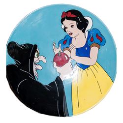 Disney Studios, Snow White and Poison Apple Mark Davis, Ceramic Charger Plate