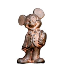 Chris Silliman, Mickey Mouse in Suit, Metal Sculpture