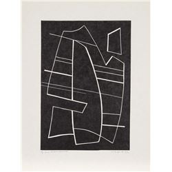 Alberto Magnelli, I-2 from La Magnanerie de la Ferrage, Linocut