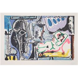 Pablo Picasso, Le Peintre et Son Modele, Lithograph