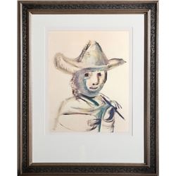 Pablo Picasso, Le Jeune Peintre, Lithograph