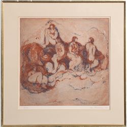 Lindenmayer, Group, Aquatint Etching
