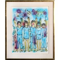 Yanni Posnakoff, Love, Lithograph