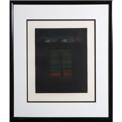 Tomoe Yokoi, Fork and Lemon, Aquatint Etching