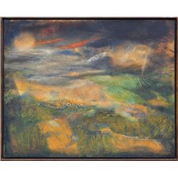 Manuel Guerrero Mora, Surcos, Oil Painting