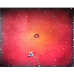 Miguel de la Espriella (Noble), Tarde del Sol Mixed Media Painting