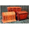 Image 1 : A fine early 19th century rosewood and burr yew inlaid sarcophagus form tea caddy of small size,...