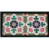Image 1 : A set of seven Minton tube lined tiles (part af)...
