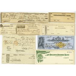 Pennsylvania Checks and Drafts, ca.1790's to 1901