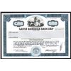 Image 1 : Santa Barbara Bancorp, 1989 Specimen Stock Certificate.