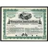 Image 1 : Hungarian American Bank of New York, ca. 1910-19 Specimen Stock Certificate