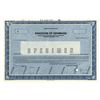 Image 1 : Nikkei Stock Average, 1989 Specimen Stock Certificate