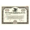 Image 1 : First National Bank of Maryland, ca.1950-1960 Specimen Stock Certificate