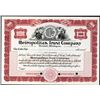 Image 1 : Metropolitan Trust Co. ca.1920 Specimen Stock Certificate.