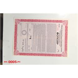 Citicorp, 1961 Specimen Bond