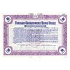 Image 1 : Foreign Government Bond Trust, 1934 Specimen Bond