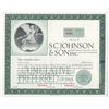 Image 1 : S.C. Johnson & Son, Inc., 1967 Specimen Stock Certificate