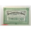 Image 1 : Santa Fe Gold and Copper Mining Co., 1930 Issued Stock