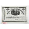 Image 1 : Berths & Edith Gold Mining Co., 1878 Issued Stock