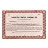 Image 1 : Marine Navigation Co. Inc., 1952 Specimen Stock Certificate
