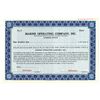 Image 1 : Marine Operating Co. Inc., 1952 Specimen Stock Certificate