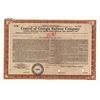 Image 1 : Central of Georgia Railway Co., 1920 Specimen Bond