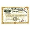 Image 1 : Mahoning Coal Rail Road Co., ca.1910-1930 Specimen Stock Certificate