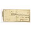 Image 1 : Susquehanna and Tioga Turnpike Road Co., 1818 Stock Certificate.