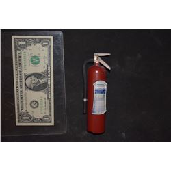 DANTES PEAK MINIATURE METAL FIRE EXTINGUISHER 1