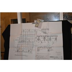 SPIDER-MAN 2 DOC OCK'S LAB ORIGINAL PRODUCTION USED BLUE PRINT 21