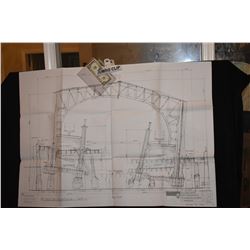 SPIDER-MAN 2 DOC OCK'S LAB ORIGINAL PRODUCTION USED BLUE PRINT 26