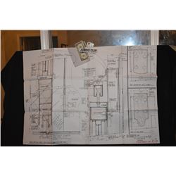 SPIDER-MAN 2 DOC OCK'S LAB ORIGINAL PRODUCTION USED BLUE PRINT 29